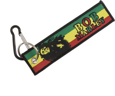 Techpro Doublesided Bob Marley cloth Locking Key Chain(Multicolor)