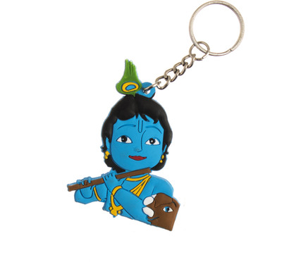 

Techpro Singlesided Krishna Face With cow Key Chain(Multicolor)