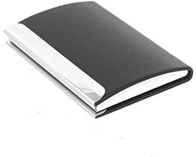 

VR Premium Men's & Women's 8 Card Holder(Set of 1, Black, Silver)