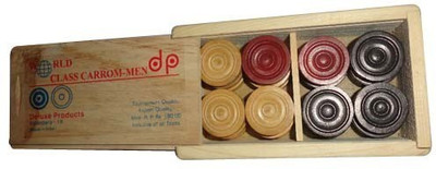 

Kyachaiyea BEST QUALITY OF CARROM COINS IN WOODEN BOX PACKING FOR TOURNAMENT Board Game
