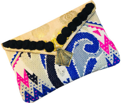 

craftbazaar Casual Multicolor Clutch