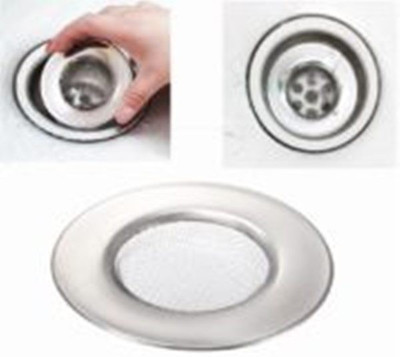 

PK Aqua 1 Pcs Big Size Kitchen Sink SS Metal Mesh Strainer/Stopper Trap-Size-3 Strainer(Silver)