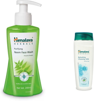 

Himalaya neem face wash, cleansing milk(Set of 2)