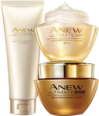 

Avon Ultimate Day, Night cream & Cleanser(Set of 3)