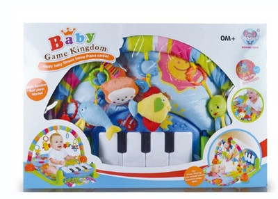 

GUBBAREY Baby Game Kingdom Piano and Gym with 2 Door jammers stoppers(Multicolor)
