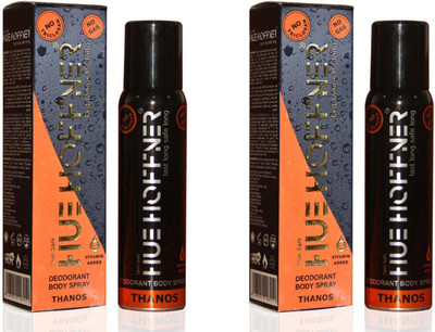 

HUE HOFFNER THANOS No Gas Deodorant combo(pack of 2) Deodorant Spray - For Men(240 ml, Pack of 2)