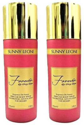 

Sunny Leone Forever PERFUME BODY SPRAY For Women - 150ml (Pack of 2) Perfume Body Spray - For Women(150 ml, Pack of 2)
