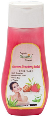 

organic sunrise natural Strawberry Aloevera Face Wash(100 ml)