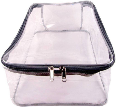 Addyz Plain Large Transparent Shirt Cover Petticoat Bag.(Transparent)