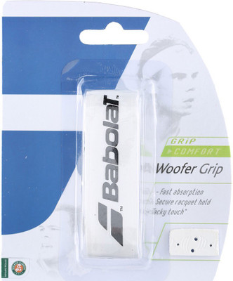 Babolat WOOFER GRIP X 1 Tacky Touch Grip(White, Pack of 1)