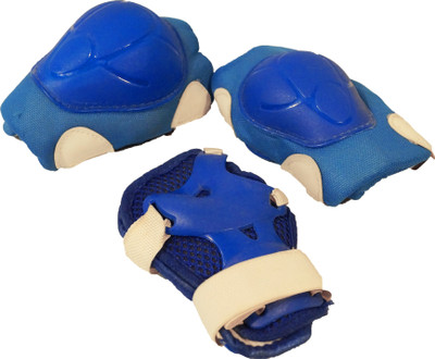 

GLS Multipurpose Skating Guard Kit With Knee Elbow & Palm Guards Skating Guard Combo(Blue