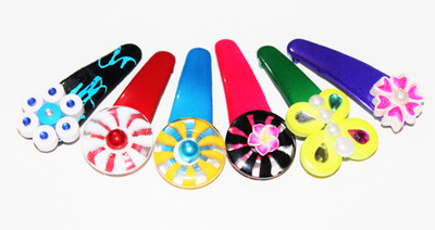 

vidyawati enterprise Designer Hair clips Combo Set of 6 Hair Clip(Multicolor)