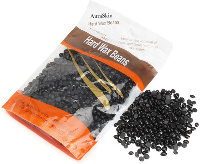 

AuraSkin Depilatory strip-less hair remover No Strip Hard Beads Brazilian Hot Wax(100 g)