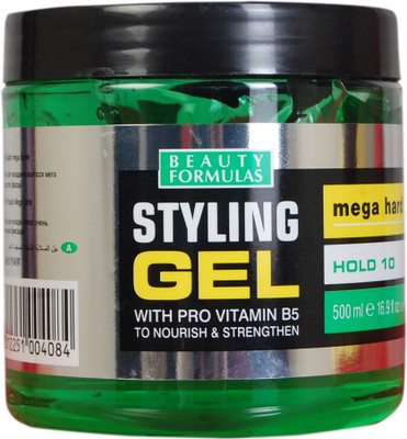 

Beauty Formulas Styling Gel with proVitamin B5 Megha Hard Gel(500 ml)