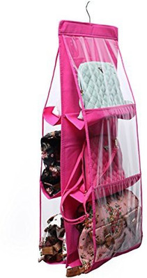 

EVERBUY 6 Pocket Hanging Purse Organizer Handbag Organizer( )