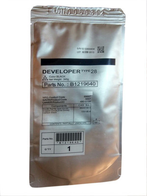 

MOREL COMPATIBLE TYPE28 DEVELOPER FOR USE IN RICOH AFICIO 1015 / 1018 / 2016 / 2020 / 2001L / 1813 PHOTOCOPIER Single Color Ink Toner(Black)