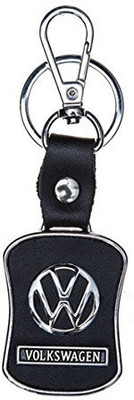 

TAG3 Volkswagen Car Leather and Metal Logo Locking Key Chain