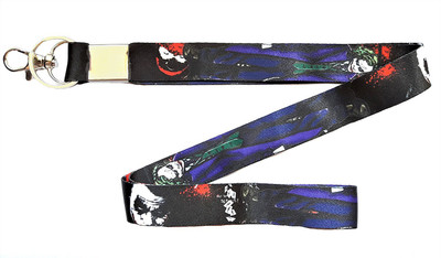 

Blue Aura Joker Batman Inspired Lanyard(Black)
