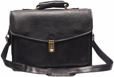 

Hidekin 17 inch Expandable Laptop Messenger Bag(Black)
