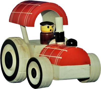 

Atabz Wooden Tractor With Wheels(Multicolor)