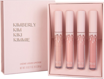 

LUV-LI IMPORTED SHADES KIMBERLY, KIM, KIKI, KIMMIE (PACK OF 4) CREME LIPSTICKS(MULTICOLOR)