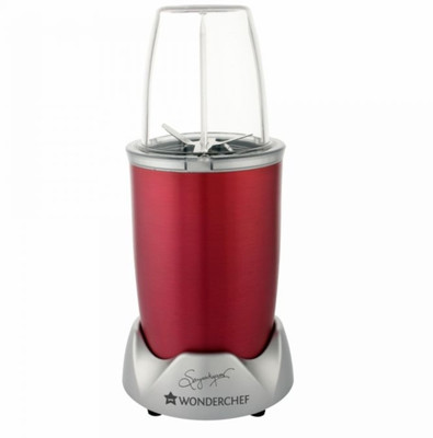 

Wonderchef Nutri Blend PRO 700W 700 W Juicer Mixer Grinder(Red, 2 Jars)