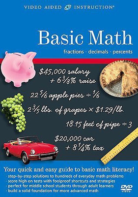 

BASIC MATH:FRACTIONS DECIMALS PERCENT(DVD English)
