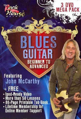 

JOHN MCCARTHY:BLUES GUITAR MEGA PACK(DVD English)