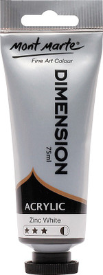 

Mont Marte Dimension Acrylic Paint(Set of 1, Zinc White)