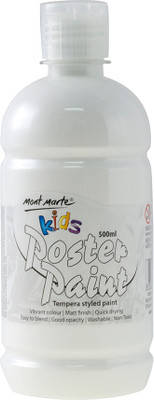 

Mont Marte Kids Poster Paint(Set of 1, White)