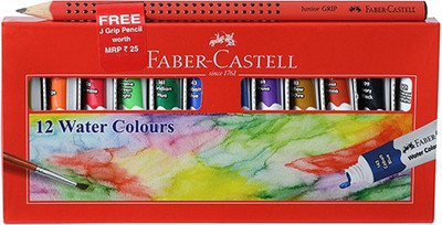 

Faber-Castell Water Color Tube(Set of 12, Assorted)