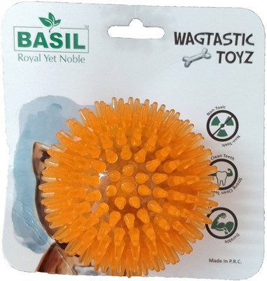 

Goofy Tails Goofy Tails-Basil Squeaky Spike Rubber Ball Dog Toy (9cm) Rubber Rubber Toy For Dog