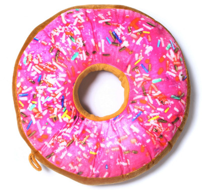 

Babyoodles Printed with 3D Pattern Donut Pillow Pack of 1(Multicolor)