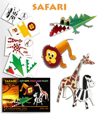 

UNTOLD SAFARI 3D PUZLLE(4 Pieces)