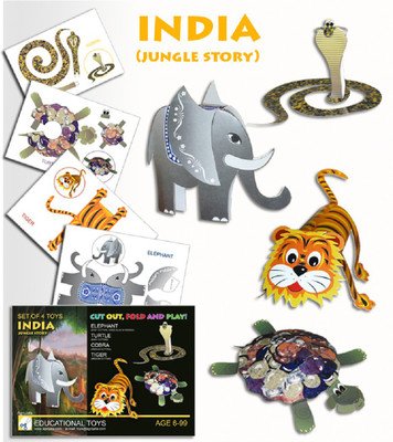 

UNTOLD JUNGLE STORY 3D PUZZLE(4 Pieces)