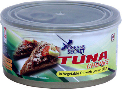 

Oceans Secret Tuna Chunks in Vegetable Oil with Lemon Slice (Pack of 4) 180 g