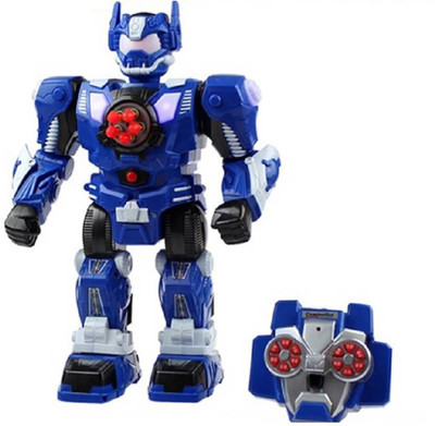 

Kiditos Infrared Ray Remote Operated Multi-function Fighting Robot Shoot Missile Series(Blue)