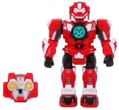 

Kiditos Infrared Ray Remote Operated Multi-function Fighting Robot Shoot Missile Series(Red)