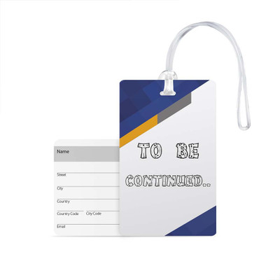 

100yellow Luggage Tags- Printed High Quality Gloss Finish PVC Travel/Bag Tag with Silicon Strap- Ideal For Travel Luggage Tag(Multicolor)