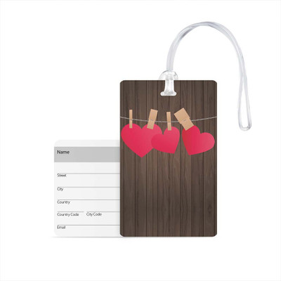 

100yellow Luggage Tags- Printed High Quality Gloss Finish PVC Travel/Bag Tag with Silicon Strap- Ideal For Travel Luggage Tag(Multicolor)