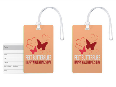 

100yellow Luggage Tags- Printed High Quality PVC Tag with Silicon Strap- Ideal For Gift/Travel-Pack Of 2 Luggage Tag(Multicolor)