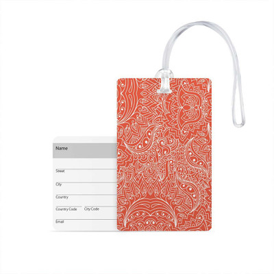 

100yellow Luggage Tags- Printed High Quality Gloss Finish PVC Travel/Bag Tag with Silicon Strap- Ideal For Travel Luggage Tag(Multicolor)