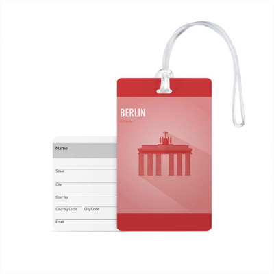 

100yellow Luggage Tags- Printed High Quality Gloss Finish PVC Travel/Bag Tag with Silicon Strap- Ideal For Travel Luggage Tag(Multicolor)