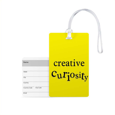 

100yellow Luggage Tags- Printed High Quality Gloss Finish PVC Travel/Bag Tag with Silicon Strap- Ideal For Travel Luggage Tag(Multicolor)