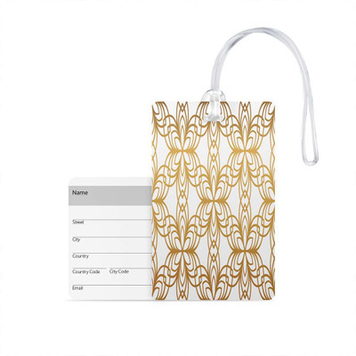 

100yellow Luggage Tags- Printed High Quality Gloss Finish PVC Travel/Bag Tag with Silicon Strap- Ideal For Travel Luggage Tag(Multicolor)