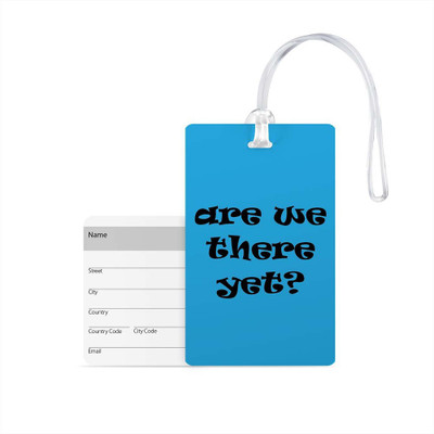 

100yellow Luggage Tags- Printed High Quality Gloss Finish PVC Travel/Bag Tag with Silicon Strap- Ideal For Travel Luggage Tag(Multicolor)
