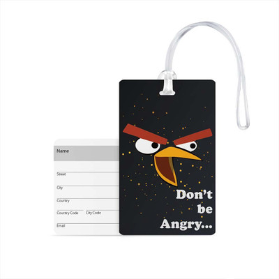 

100yellow Luggage Tags- Printed High Quality Gloss Finish PVC Travel/Bag Tag with Silicon Strap- Ideal For Travel Luggage Tag(Multicolor)