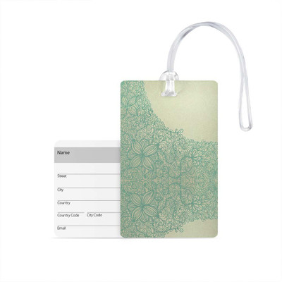 

100yellow Luggage Tags- Printed High Quality Gloss Finish PVC Travel/Bag Tag with Silicon Strap- Ideal For Travel Luggage Tag(Multicolor)
