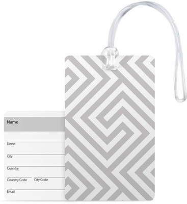 

100yellow Luggage Tags- Printed High Quality Gloss Finish PVC Travel/Bag Tag with Silicon Strap- Ideal For Travel Luggage Tag(Multicolor)