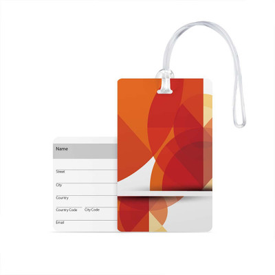 

100yellow Luggage Tags- Printed High Quality Gloss Finish PVC Travel/Bag Tag with Silicon Strap- Ideal For Travel Luggage Tag(Multicolor)